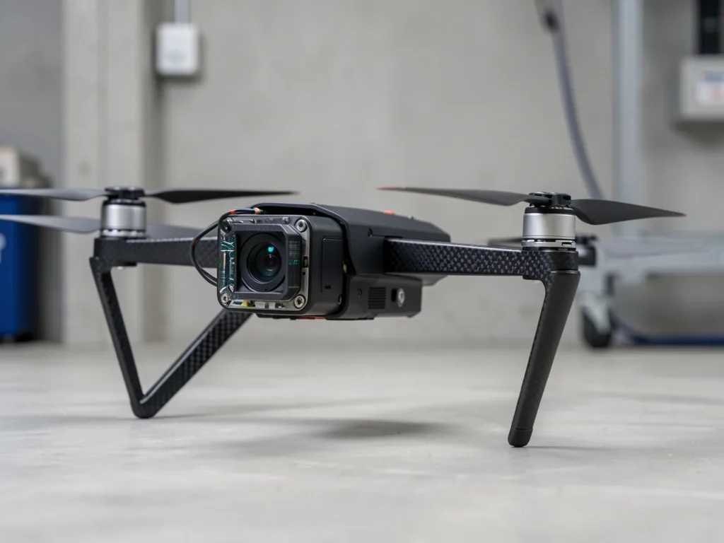 Hardware de cámara y procesador embebido en un drone