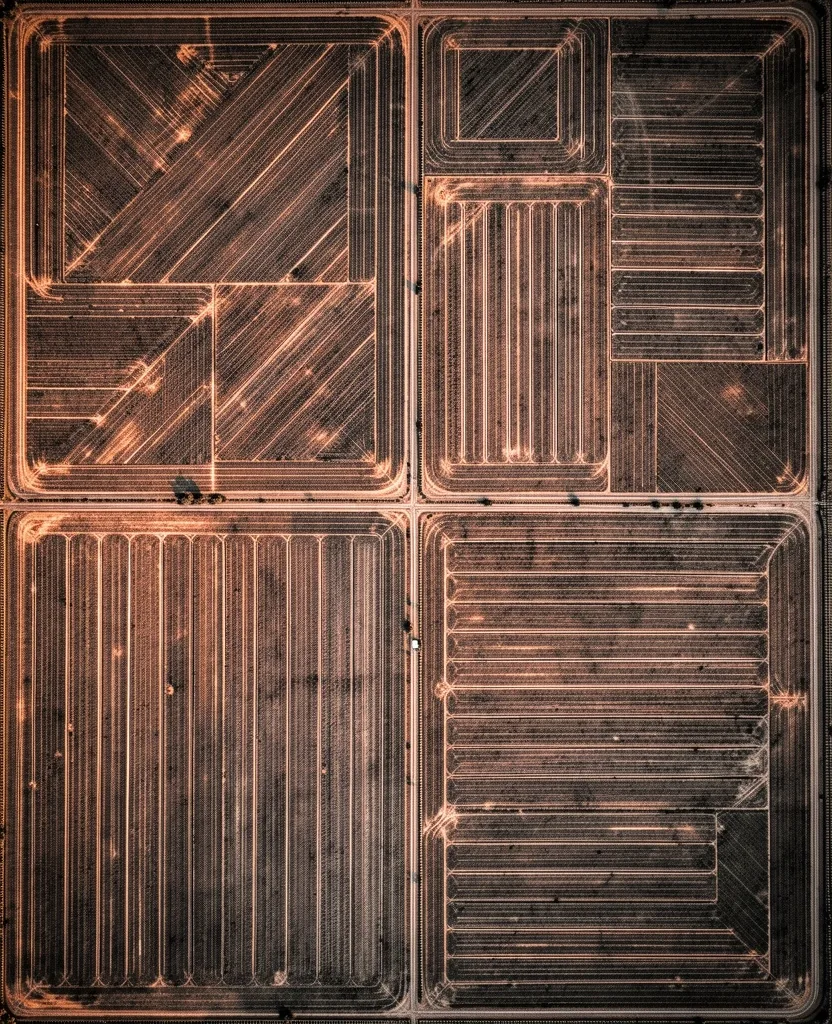 Ortomosaico de terreno agrícola argentino